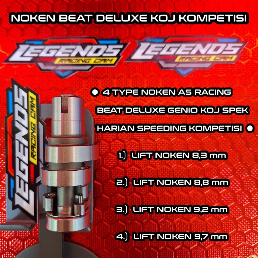 Noken As Racing Harian Speeding Kompetisi Beat Deluxe Genio KOJ - LEGENDS RACING