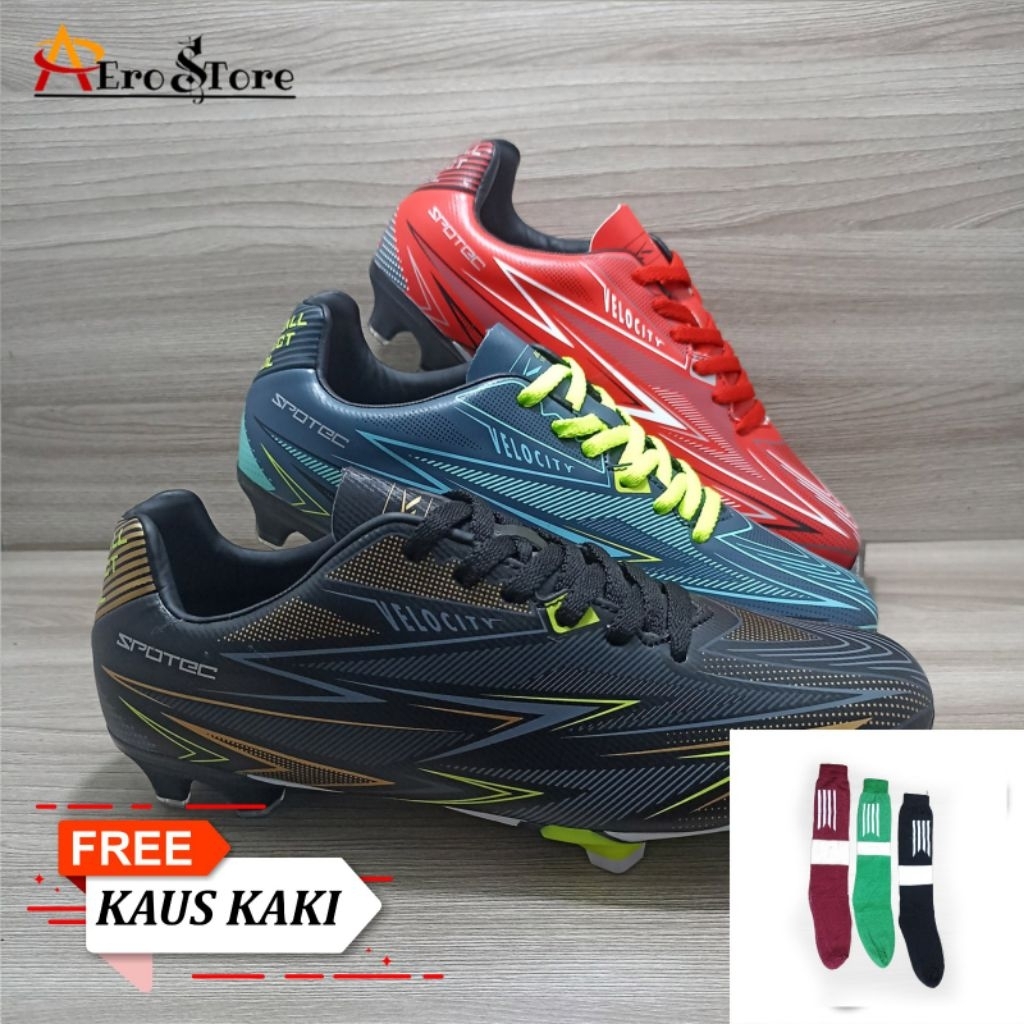 SPOTEC Sepatu Sepak Bola VELOCITY SOCCER