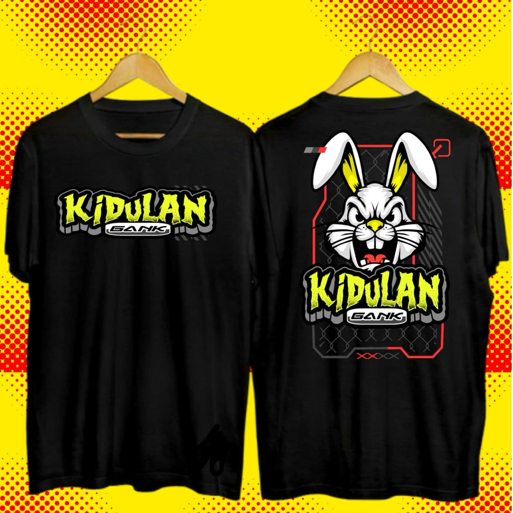 KAOS KIDULAN GANK KELINCI PEMUDA Baju Desain Racing free stiker-PEMUDA RT RW cotton PE soft 24s