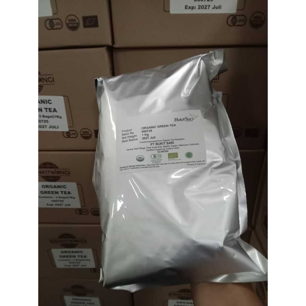 

Bankitwangi Organic Green Tea | Teh Organik Hijau Bulk 1 Kg