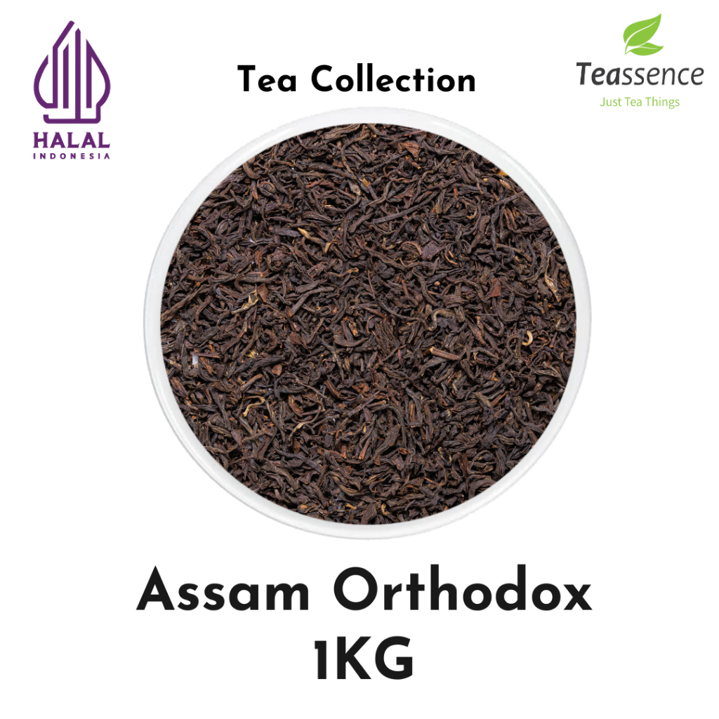 

Assam Black Tea Orthodox India Premium / Teh Hitam India Orthodox (Assam) Premium / Teh Susu India Bulk 1Kg