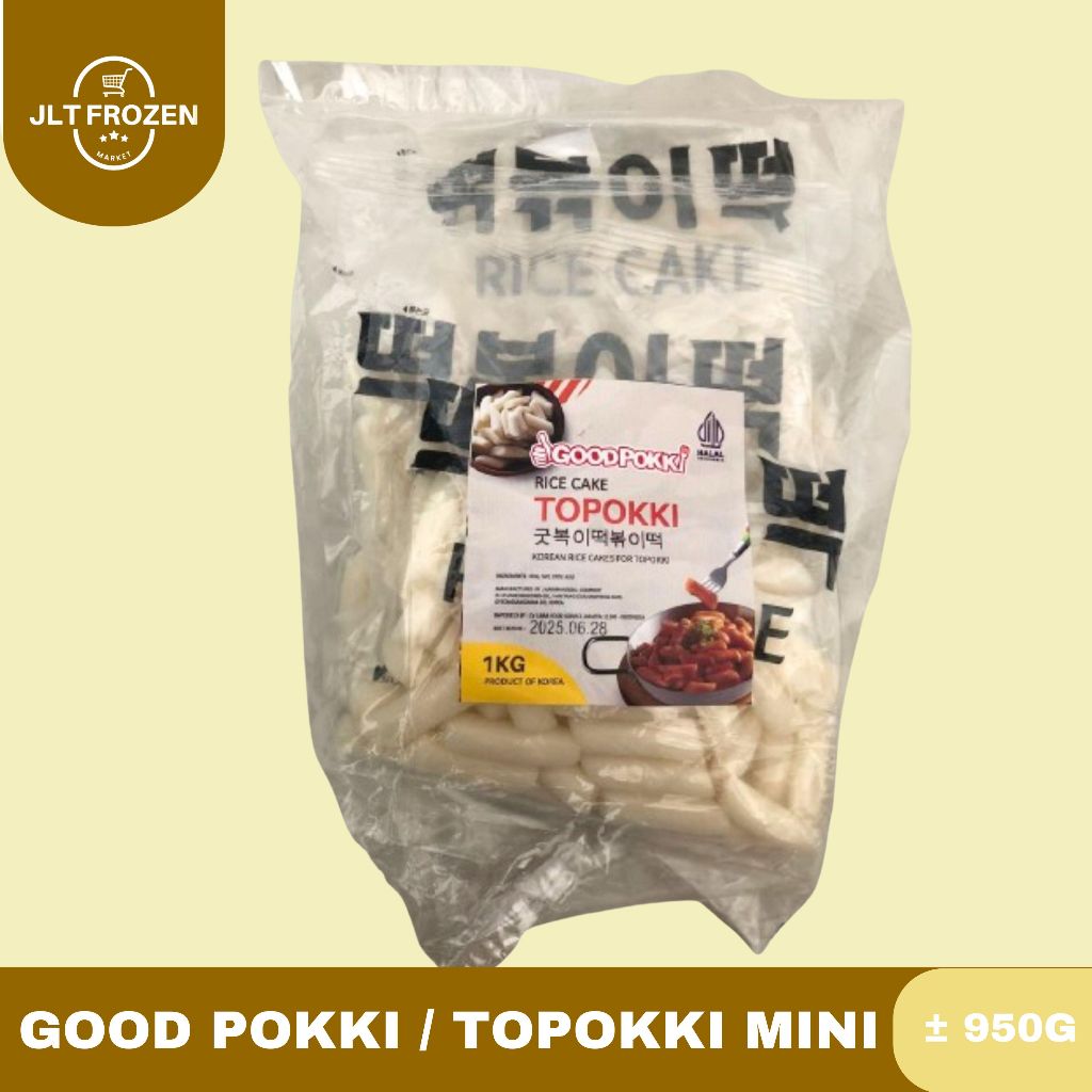 

Tokpokki / Topokki Mini Asli Import Korea / Goodpokki Kemasan Re-pack ± 950G