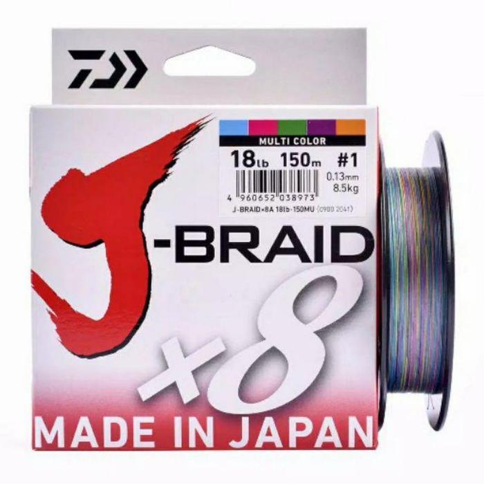 Senar PE DAIWA J-BRAID X8 150M Pilih Ukuran