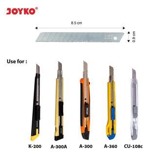 

Cutter Blade Refill Isi Pisau Pemotong Joyko A-100 1 Tube 5 Pcs - A-100