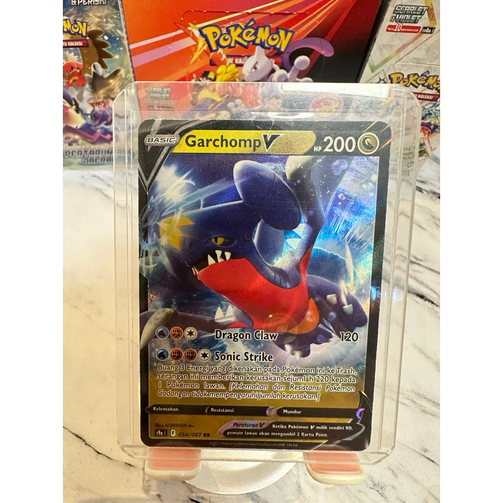 Garchomp V RR s9a - Pokemon TCG Indonesia foil holo