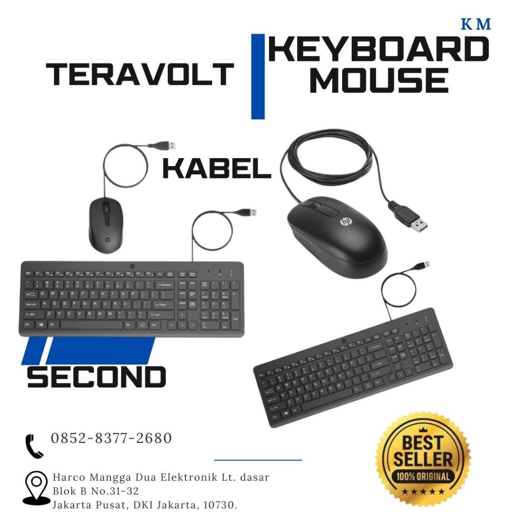 KEYBOARD MOUSE HP MURAH