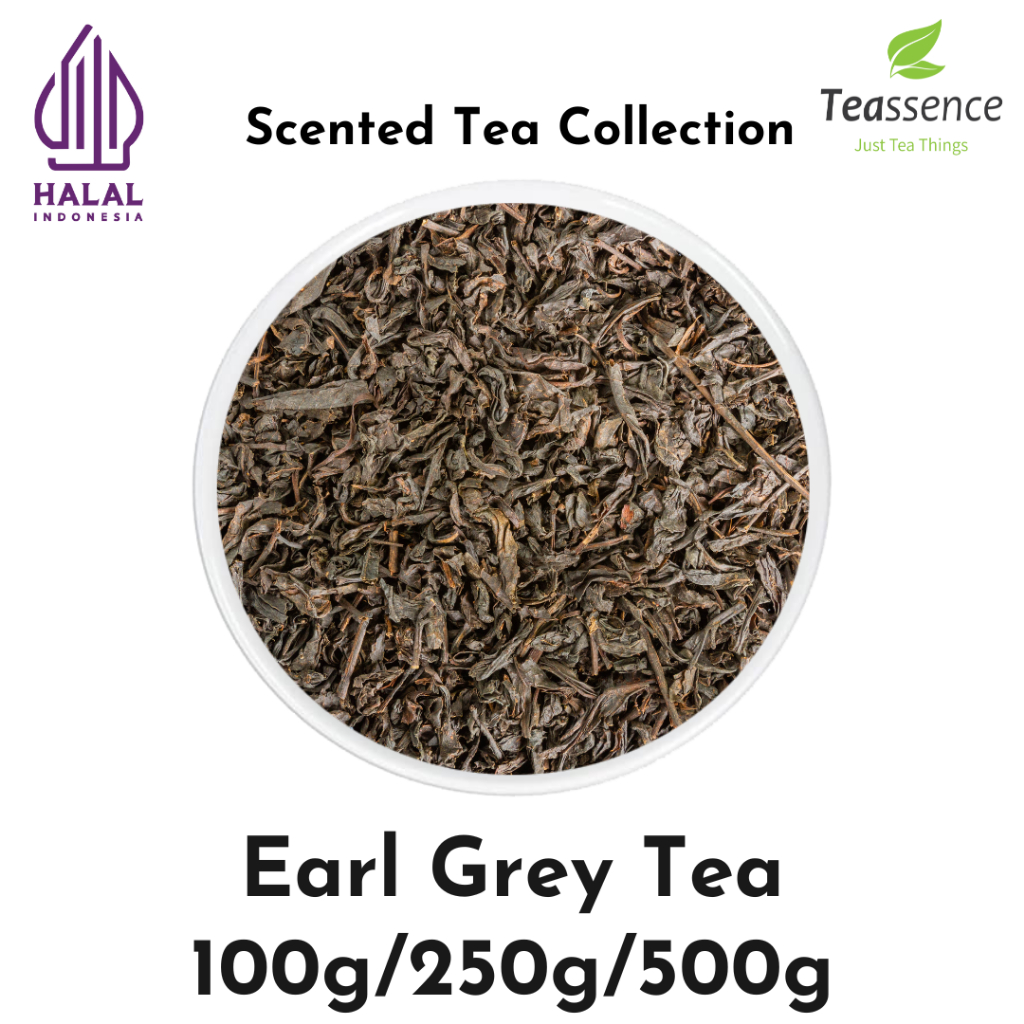 

Earl Grey Tea / Teh Earl Grey/ Teh Hitam Aroma Jeruk Bergamot Premium / Milk Tea 100g/250g/500g