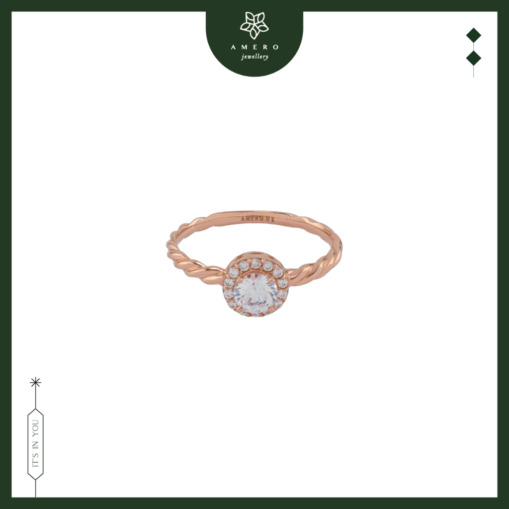 Cincin Emas 17K Twila TR-44 Amero Jewellery