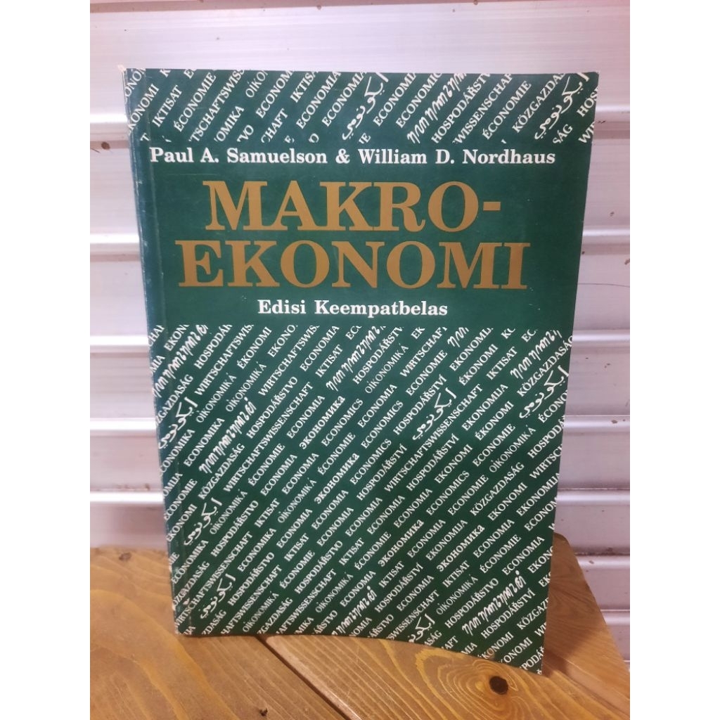 BUKU ORIGINAL SECOND: MAKRO-EKONOMI oleh PAUL A SAMUELSON WILLIAM D NORDHAUS