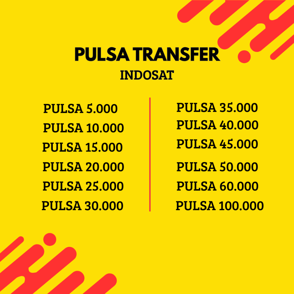Pulsa Transfer Indosat 30k-1000k termurah