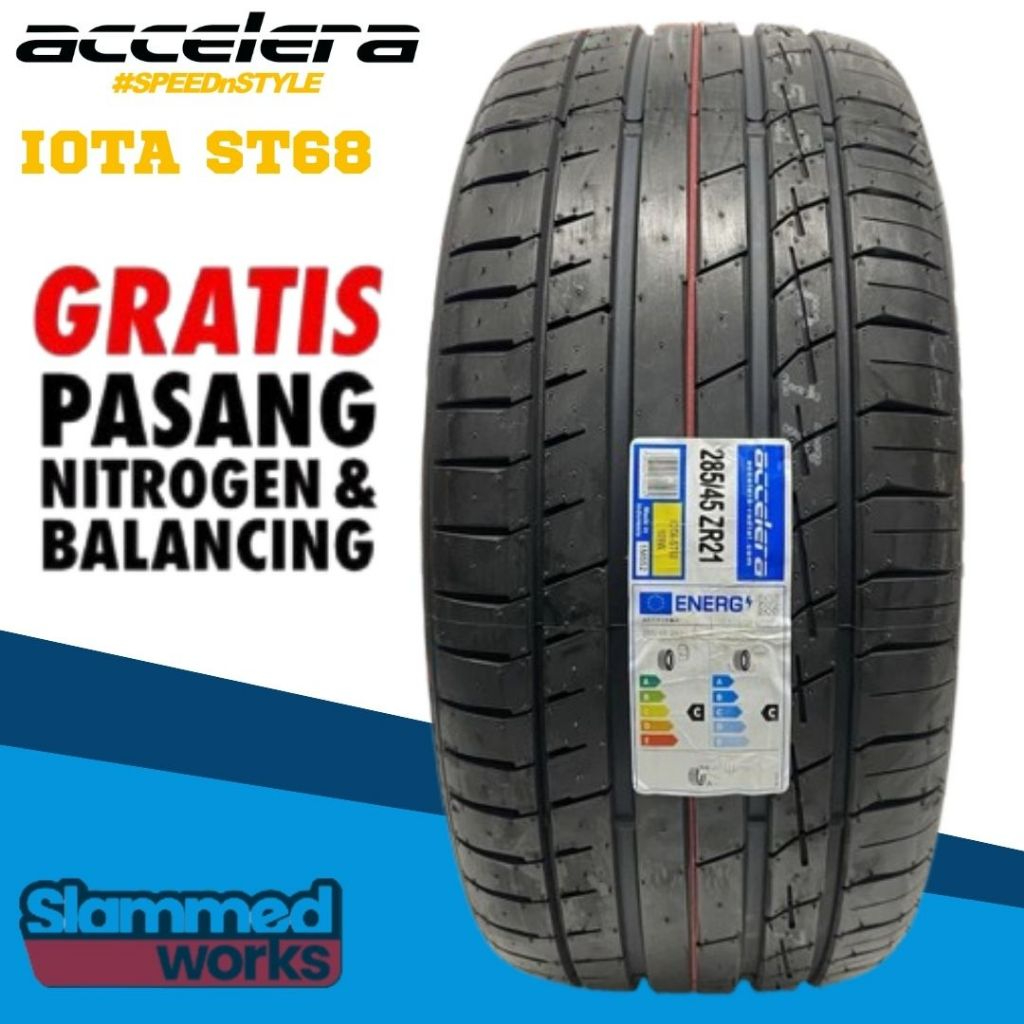 Ban Mobil R21 Accelera Iota ST68 R20 285/45 Ban Tapak Lebar