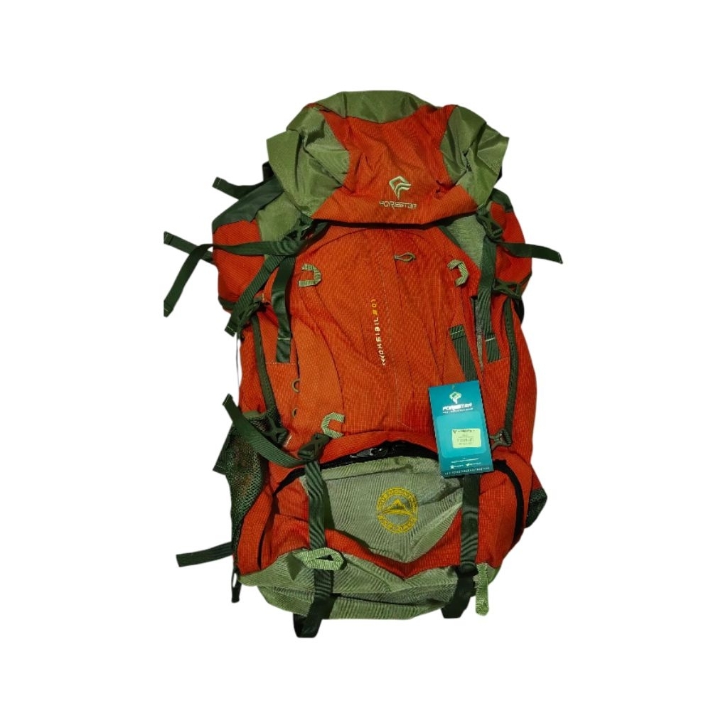 Tas keril Forester Oksibil 80Ltr, tas gunung Forester, kondisi baru stock lama.