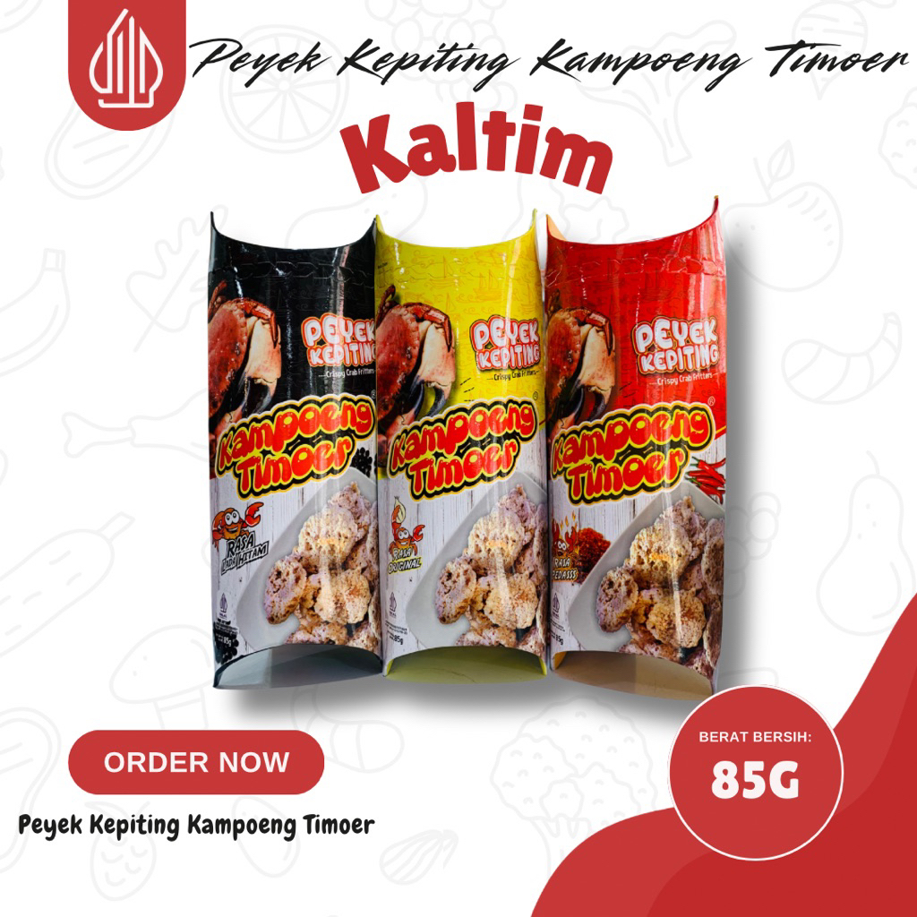 

PEYEK KEPITING KAMPOENG TIMOER 85G OLEH OLEH KHAS BALIKPAPAN KALIMANTAN TIMUR