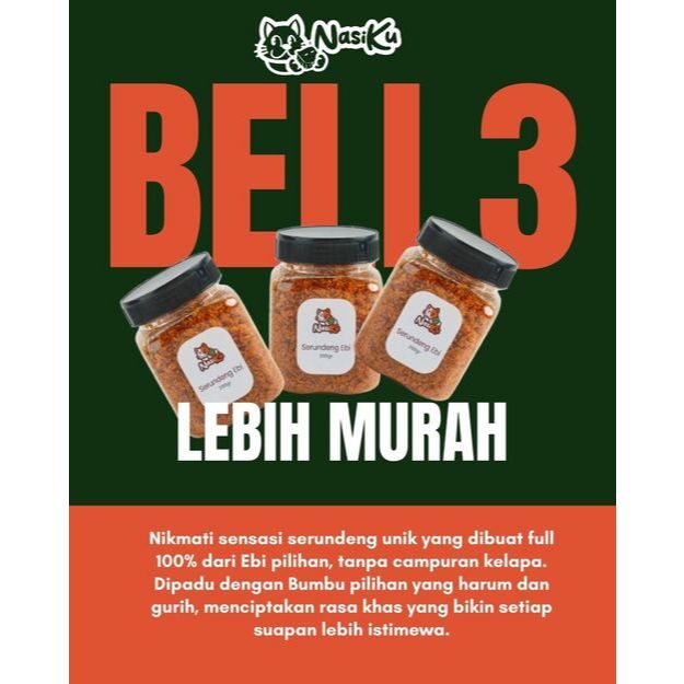 

Taburan_Serundeng_Ebi100%,tanpa_Kelapa,Homemade