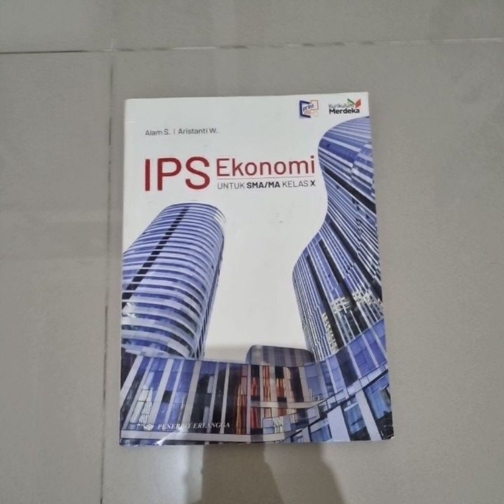buku erlangga kelas 10 ips ekonomi bekas