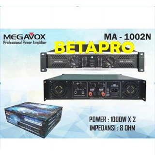 Power Amplifier Megavox Ma 1002 / ma1002