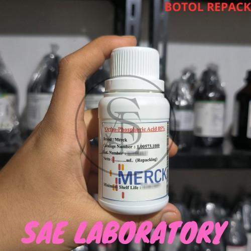 ORTHO PHOSPHORIC ACID 85% / H3PO4 / ASAM FOSFAT -MERCK 100573 (Repack) - 50 mL
