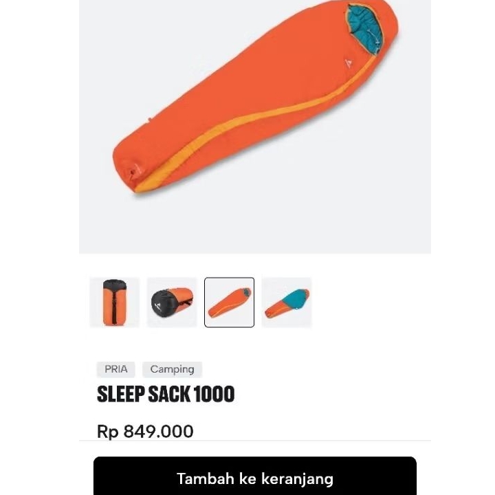 Sleeping Bag Eiger Sleep Sack 1000