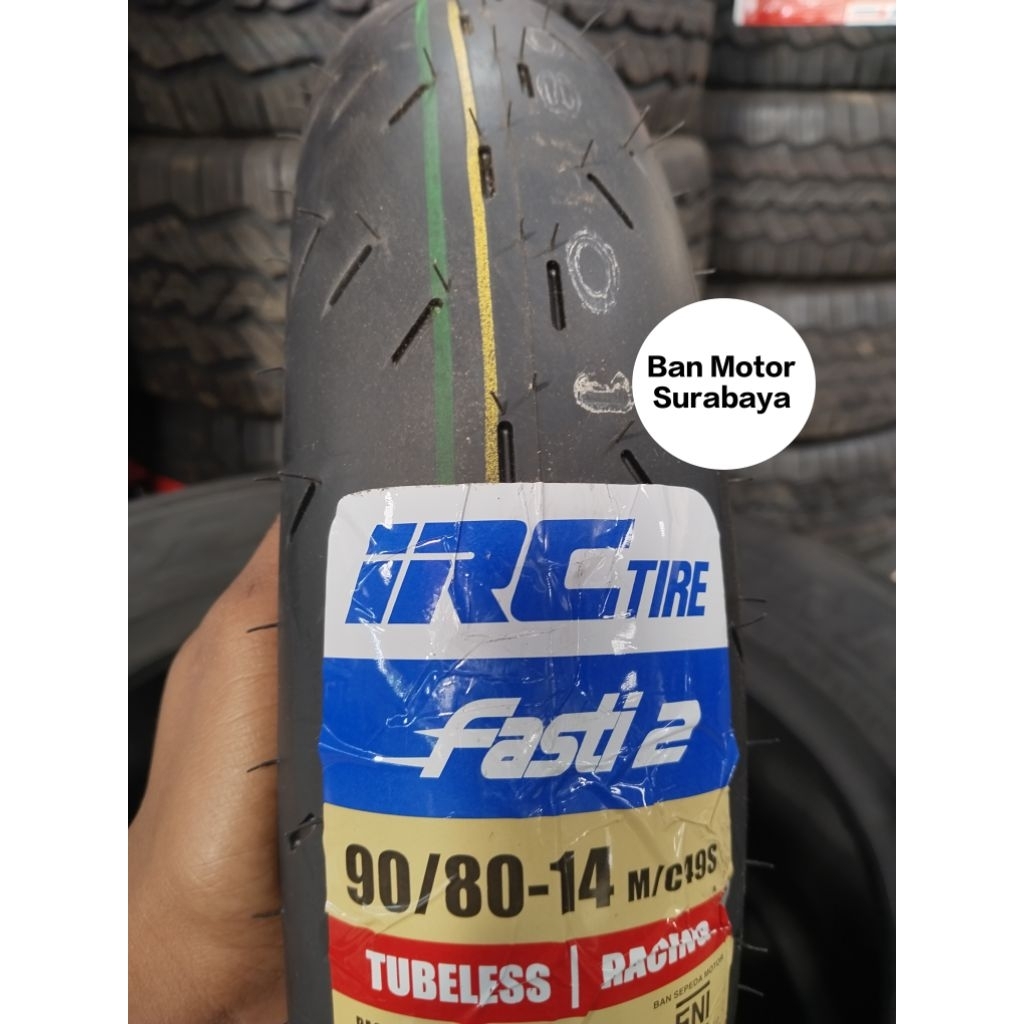 Promo Termurah Terlaris (BISA COD) Ban IRC FASTI 2 90/80-14 Fasti 2 Soft Compound Ban Balap Ban Raci
