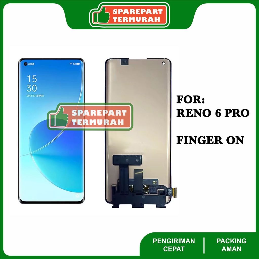 LCD For Oppo Reno 6 Pro 5G OLED - SUPPORT FINGERPRINT