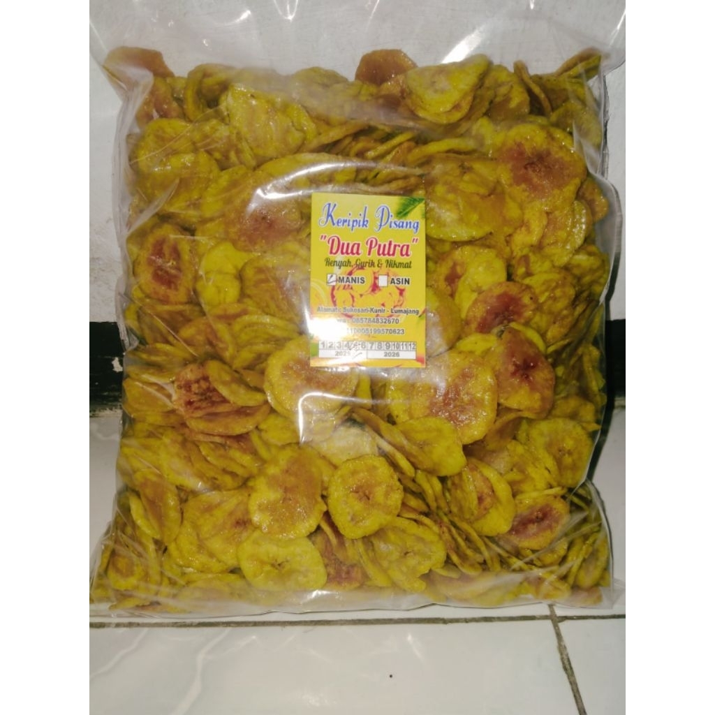 

Keripik pisang "Dua putra" oleh-oleh khas Lumajang manis dan pastinya renyah