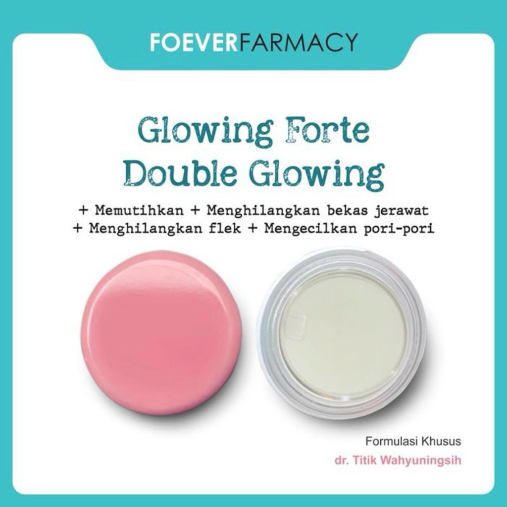 GLOWING FORTE NIGHT CREAM | DOUBLE GLOWING NIGHT CREAM (POT CREAM PINK)