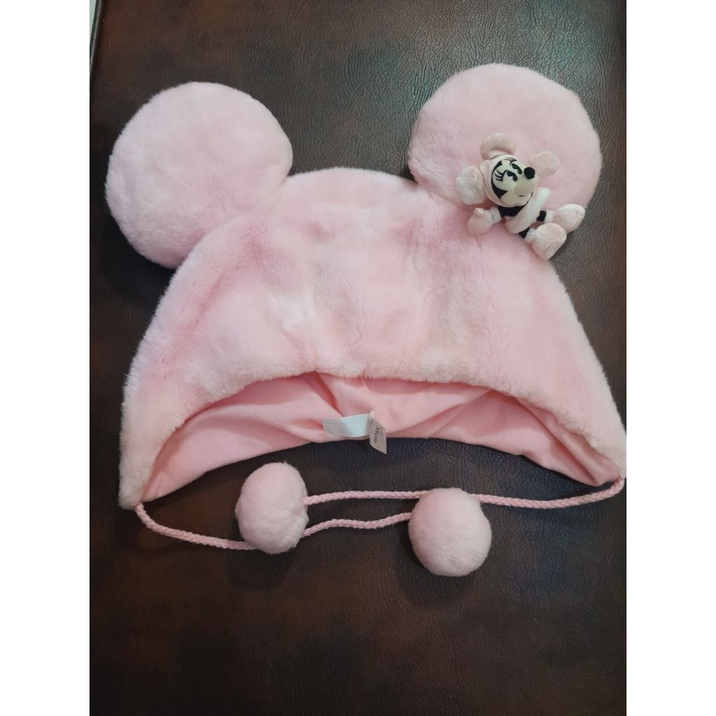 Topi Hoodie Boneka Minnie Mouse Disney T.D.R