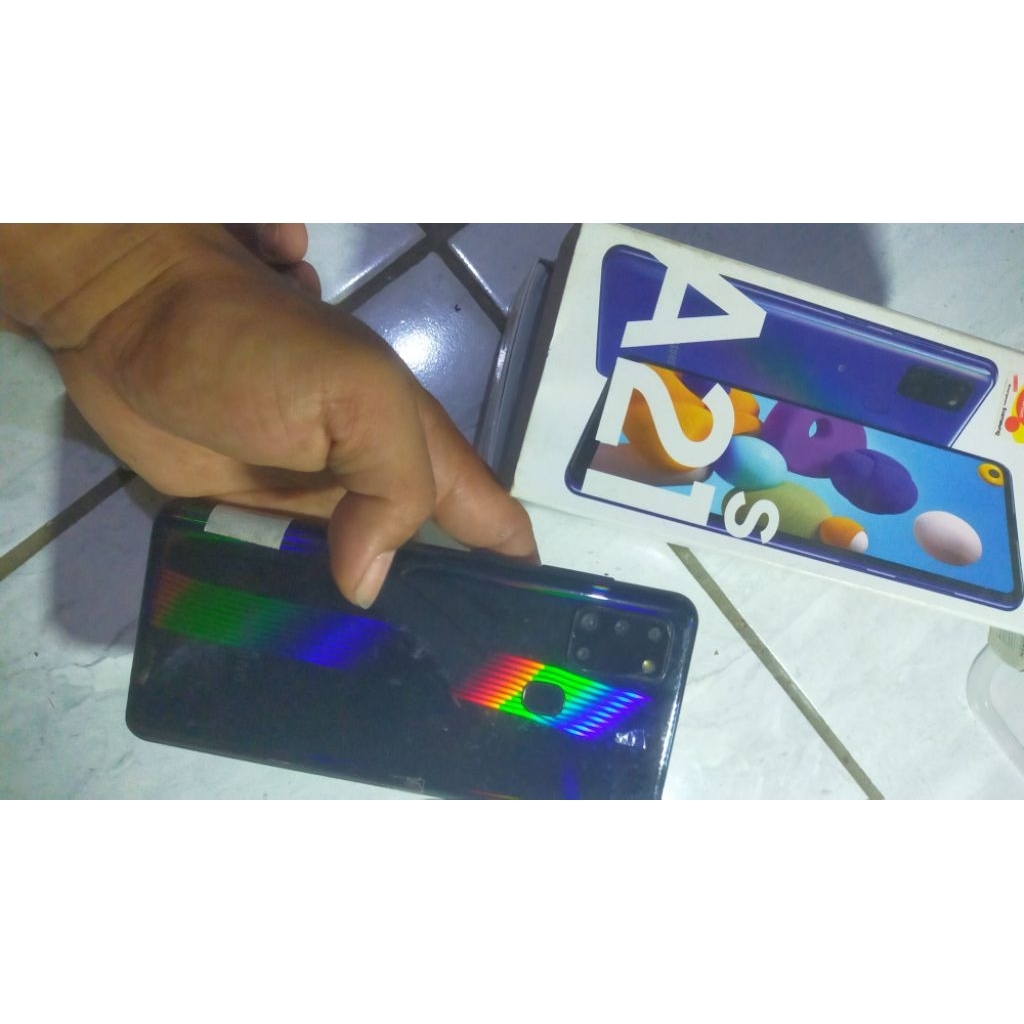 hp mati rusak mesin lcd Samsung a21s ram 4 batangan simtray ilang