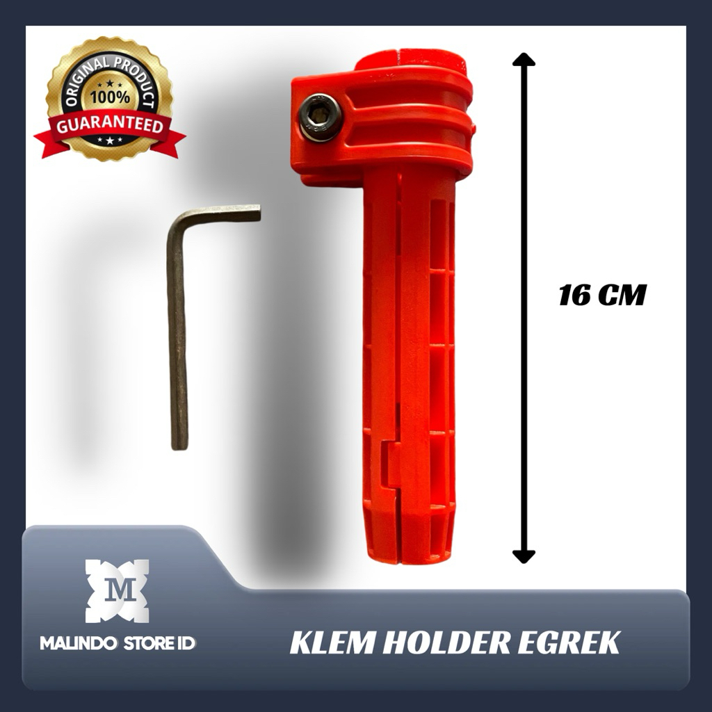Holder Sambungan Egrek ke Pipa / Galah / Fiber Untuk Semua Mata Egrek Ukuran Pipa 33mm-38mm