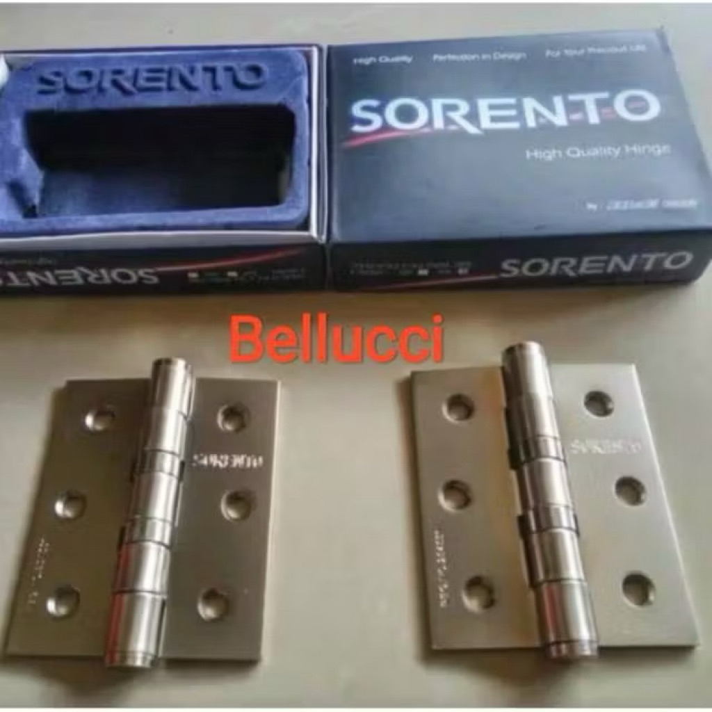 Engsel Sorento 3” SN | Engsel Pintu / Engsel Jendela Sorento 3 Inch | Engsel SRT 3” SN | Bellucci Gr