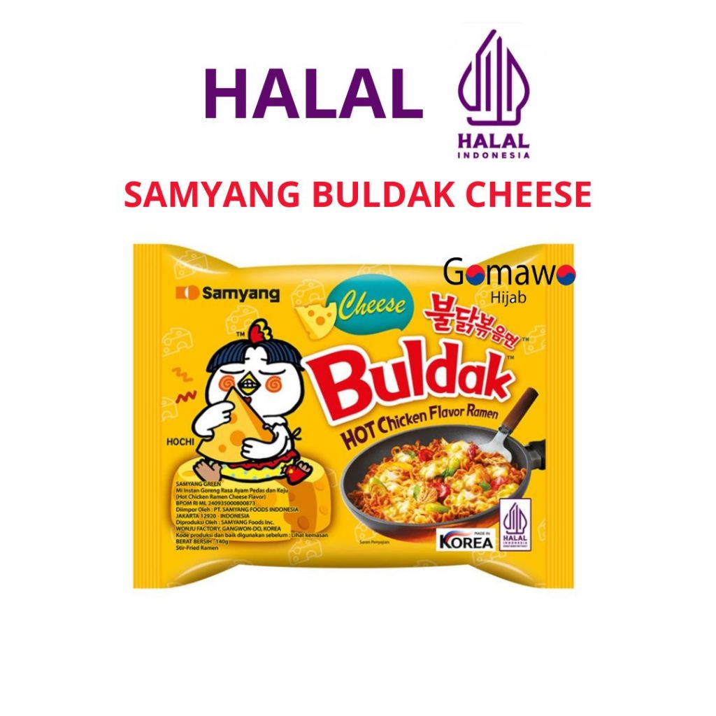 MIE INSTAN SAMYANG BULDAK CHEESE HALAL