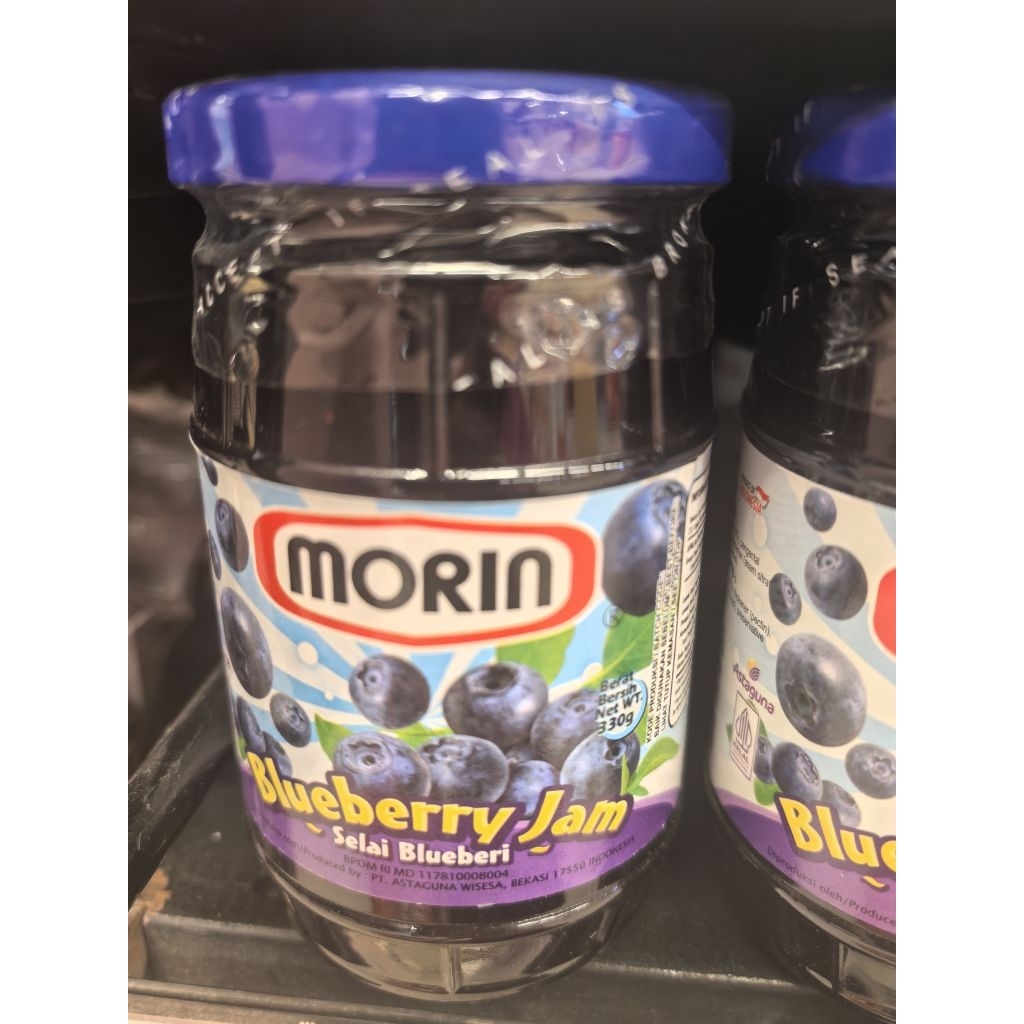 

MORIN BLUEBERRY JAM 330GR. SELAI BLUEBERI. SELAI BLUEBERRY