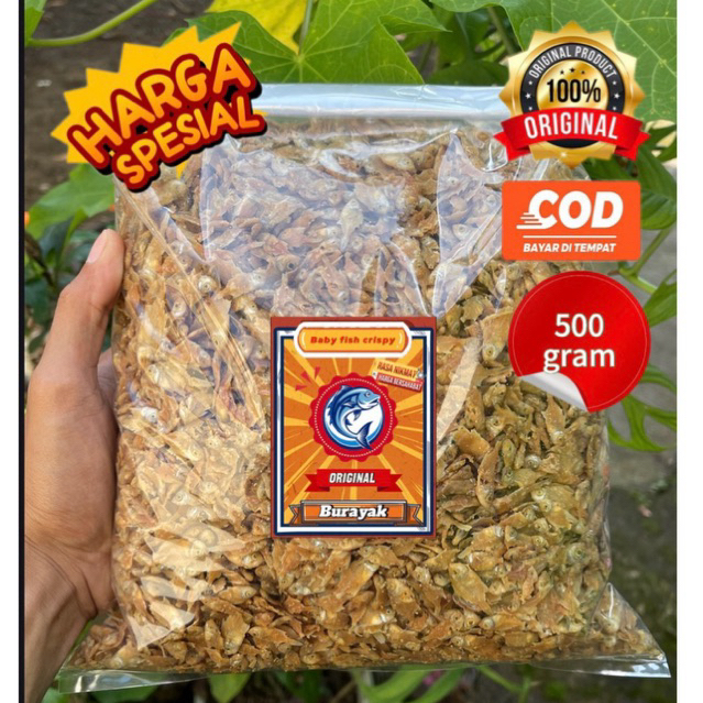 

Baby Fish Crispy ikan pepetek gurih tanpa pengawet 500gr