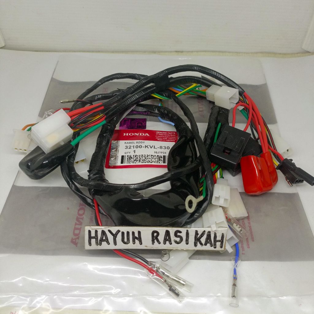 Kabel body+kabel aki  KVL  Honda supra x125  karbu supra x125 new original