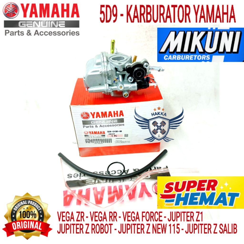 5D9 ORIGINAL KARBURATOR YAMAHA VEGA ZR, KARBURATOR YAMAHA VEGA RR, KARBURATOR YAMAHA VEGA FORCE, KAR