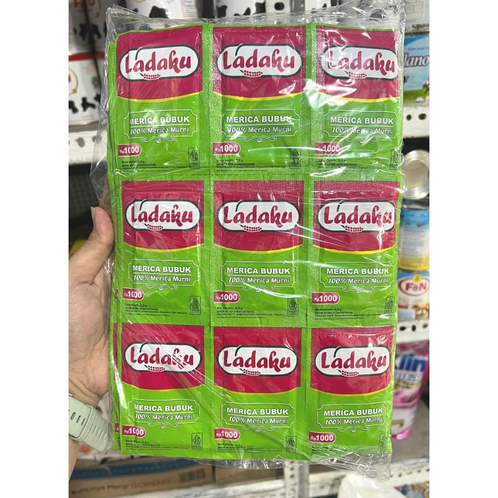 

Ladaku Merica Bubuk Sachet 2,5 gram/Pcs / Bumbu Masakan