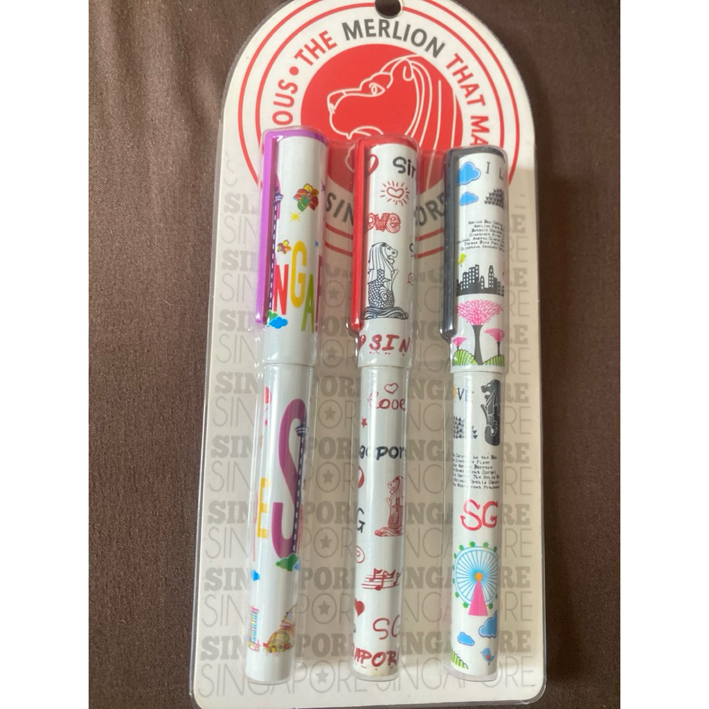 

(new) Bolpen souvenir singapore original jual satuan