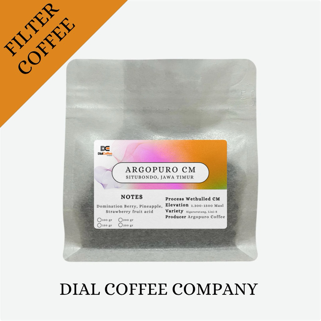 

Argopuro CM Jawa Timur Proses Wethulled Carbonic Meceration Single Origin Specialty Coffee Arabica Beans 100gr 150gr 200gr 250gr