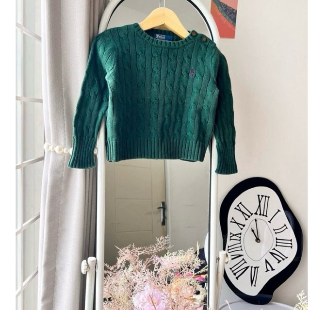 preloved baju polo ralph lauren rajut anak| baju natal | baju ootd | baju otw rajut| rajut emerland 