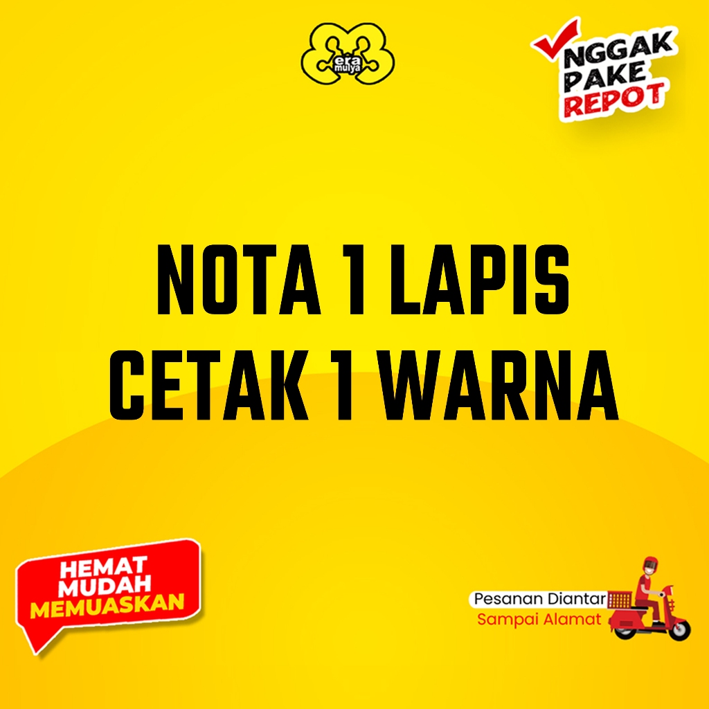 

Cetak Nota Satu Lapis dan Spanduk