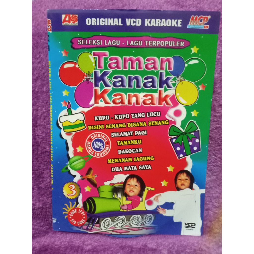 VCD SELEKSI LAGU TERPOPULER TAMAN KANAK KANAK