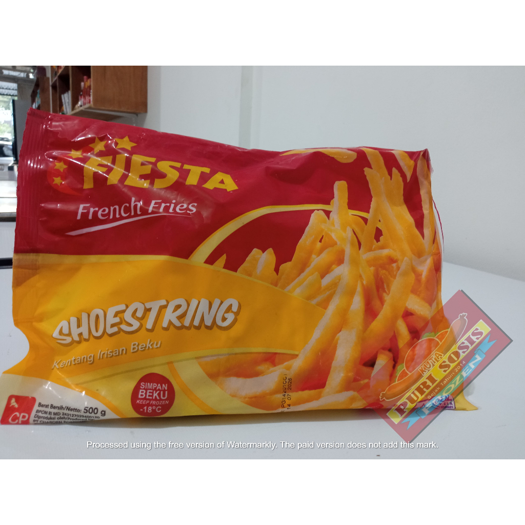 

Kentang goreng shoestring 500 gr Fiesta / French Fries shoestring Fiesta