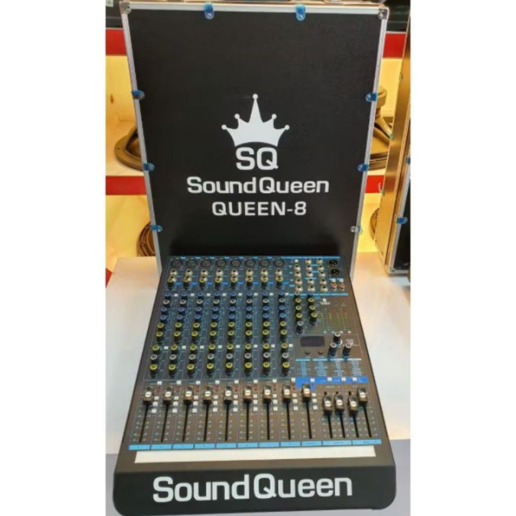 Mixer Soundqueen Queen 8 Queen 8 Channel Original Free Hardcase