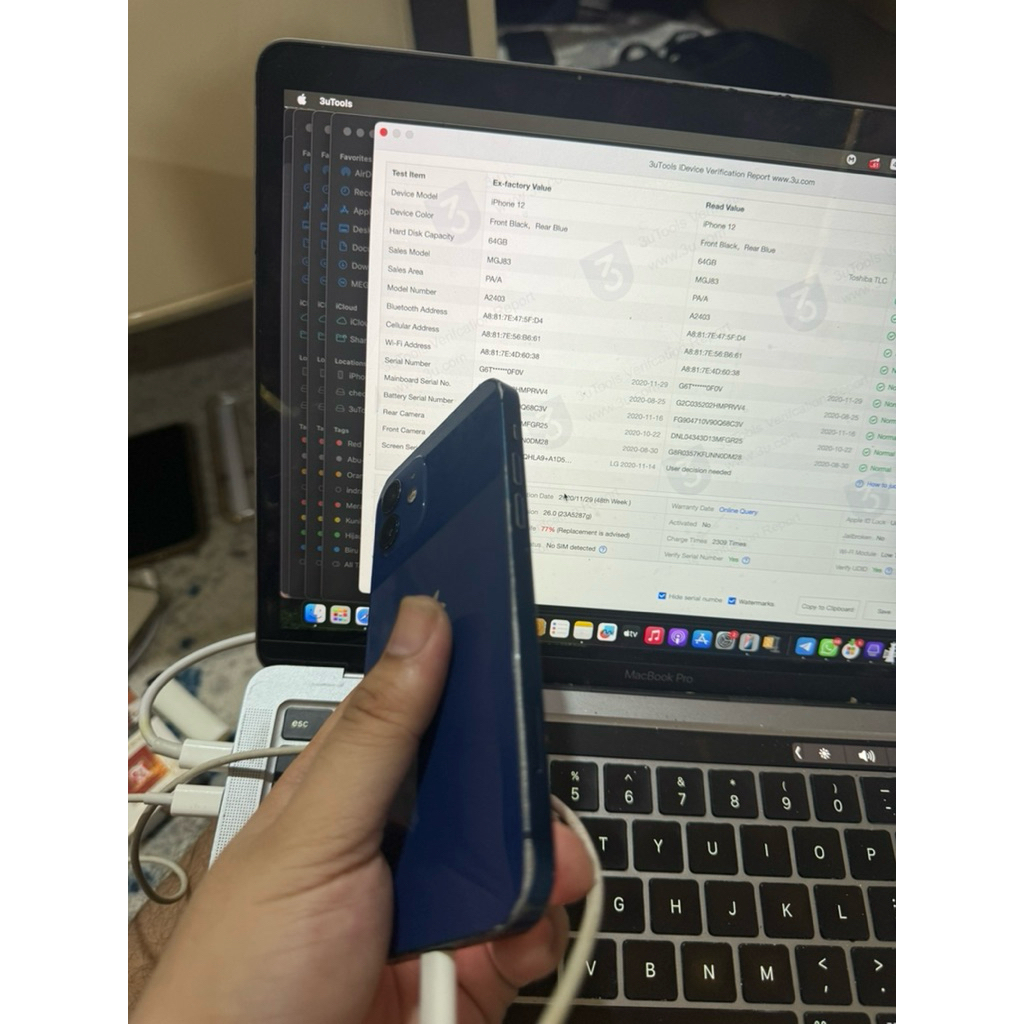 ifone 12 64 ibox lock icloud clean