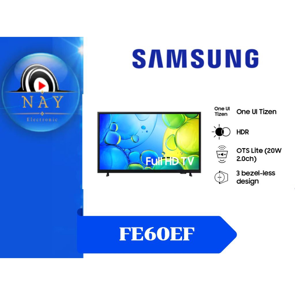 SAMSUNG 43FE60EF / 43F6000 /
43FE60EFKXXD FULL HD SMART TV 43 inch 2025