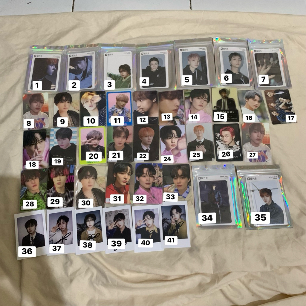 (BELI 2 GRATIS 1 BEBAS PILIH) OFFICIAL PHOTOCARD NCT DREAM NCT127 PC QQ MARK RENJUN JENO HAECHAN JAE