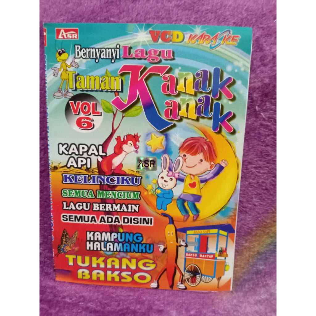 VCD BERNYANYI LAGU TAMAN ANAK-ANAK VOL 6