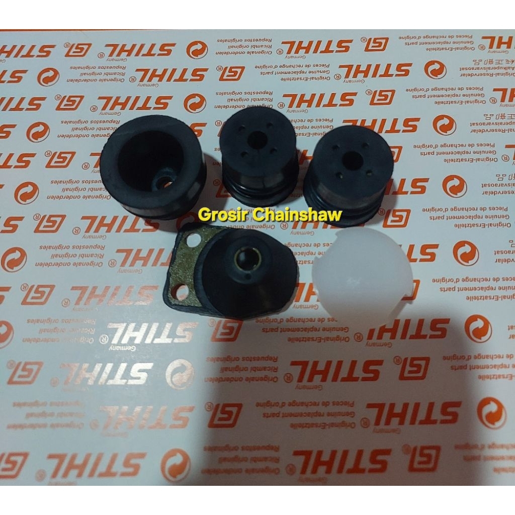 Dumper Set Karet Body Mesin Chain Shaw STIHL MS-381 MS-382 Original