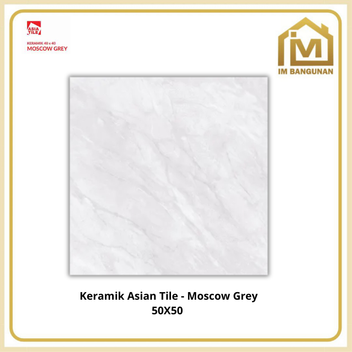 Keramik Asia Tile - Moscow Grey 50x50