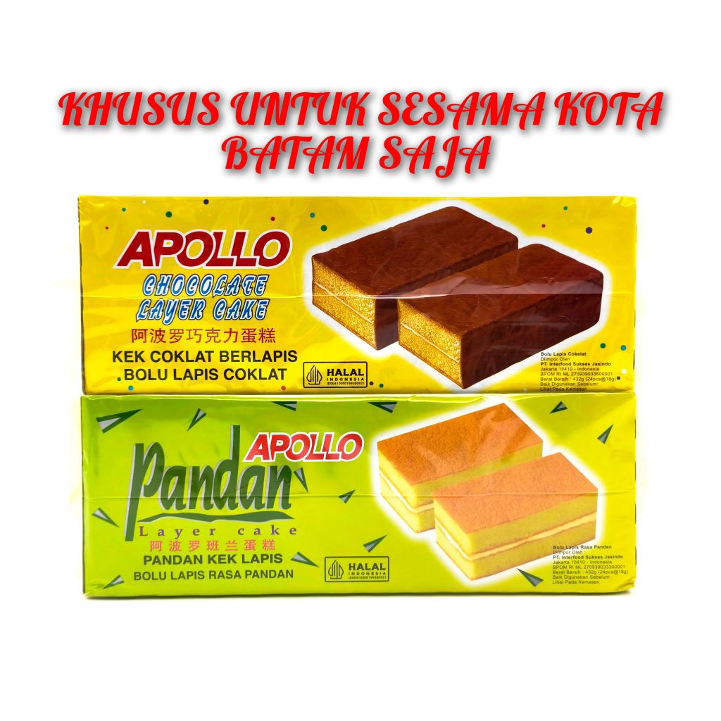

Apollo Bolu Lapis 432 gram isi 24 pcs